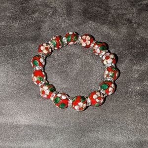 Cloisonne Beaded Bracelet